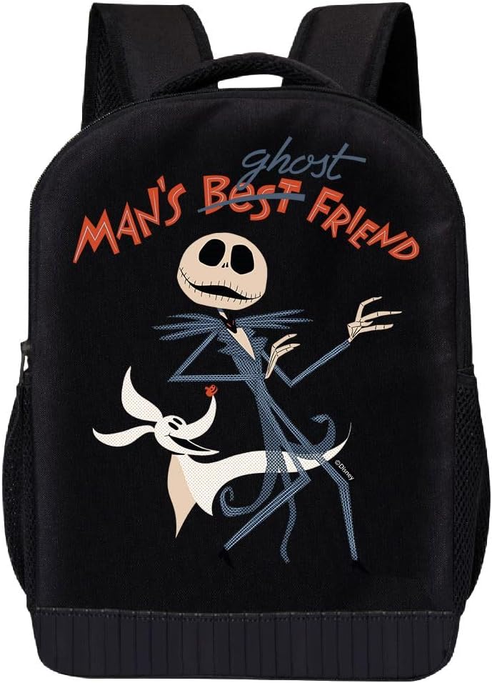 Disney Nightmare Before Christmas Backpack for School | Kids Travel Backpack Jack Skellington School Backpack | Kids Backpack for Girls, Boys, Toddlers, Unisex