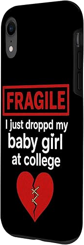 Miniatura 2 de Fragile I Just Dropped My Baby Daughter at College Parents Case for iPhone XR