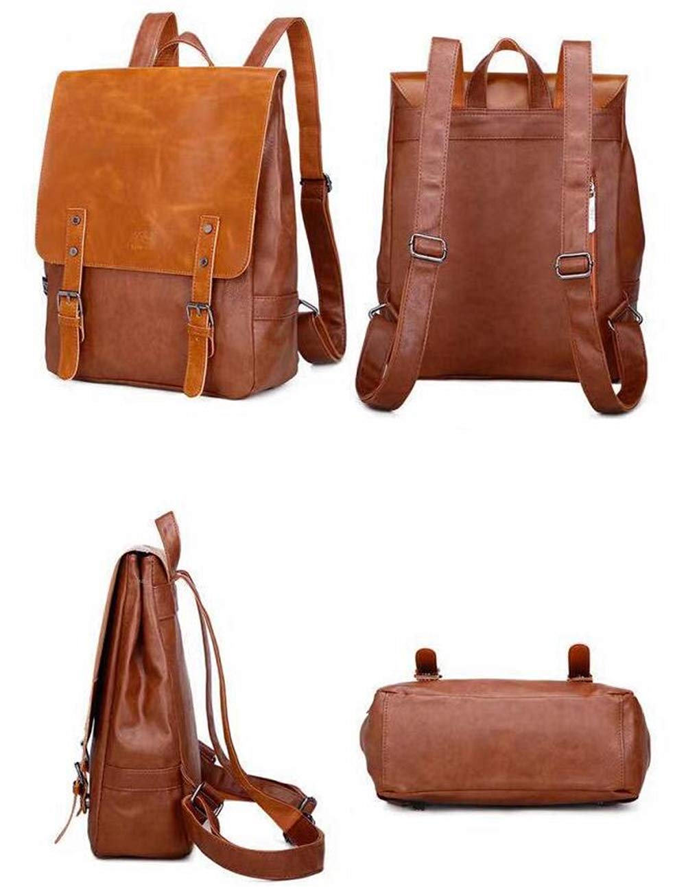 Vintage Rucksack Damen Herren Rucksack Wanderrucksack Damen Herren Schultertasche 14 Zoll 3 Farben