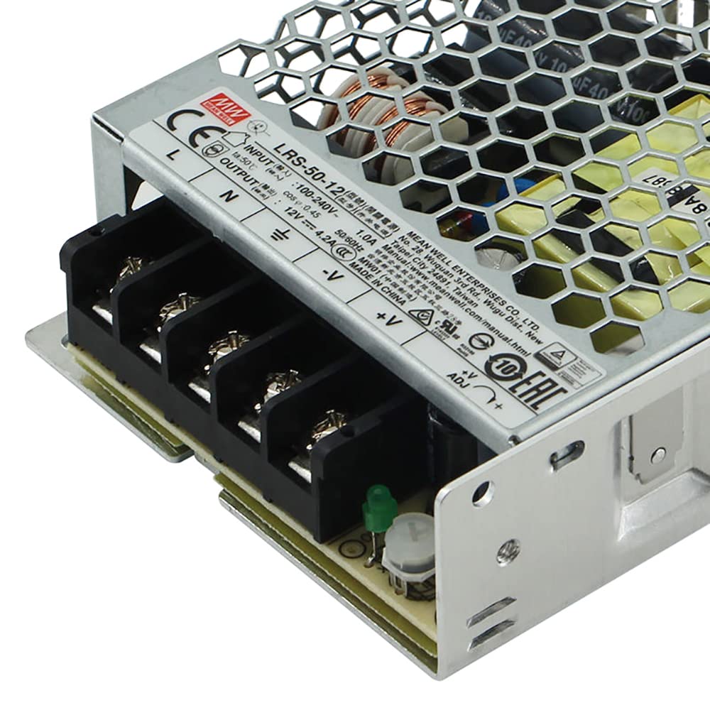 LRS-50-12 Mean Well 50.4W 12V 4.2A Switching Power Supply MeanWell LRS-50-12