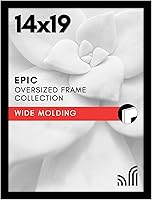 Vista 19 de Americanflat - Marco para cuadro de 16x20 con plexiglás pulido - Marcos anchos para cuadros fabricados en madera de ingeniería para exhibición