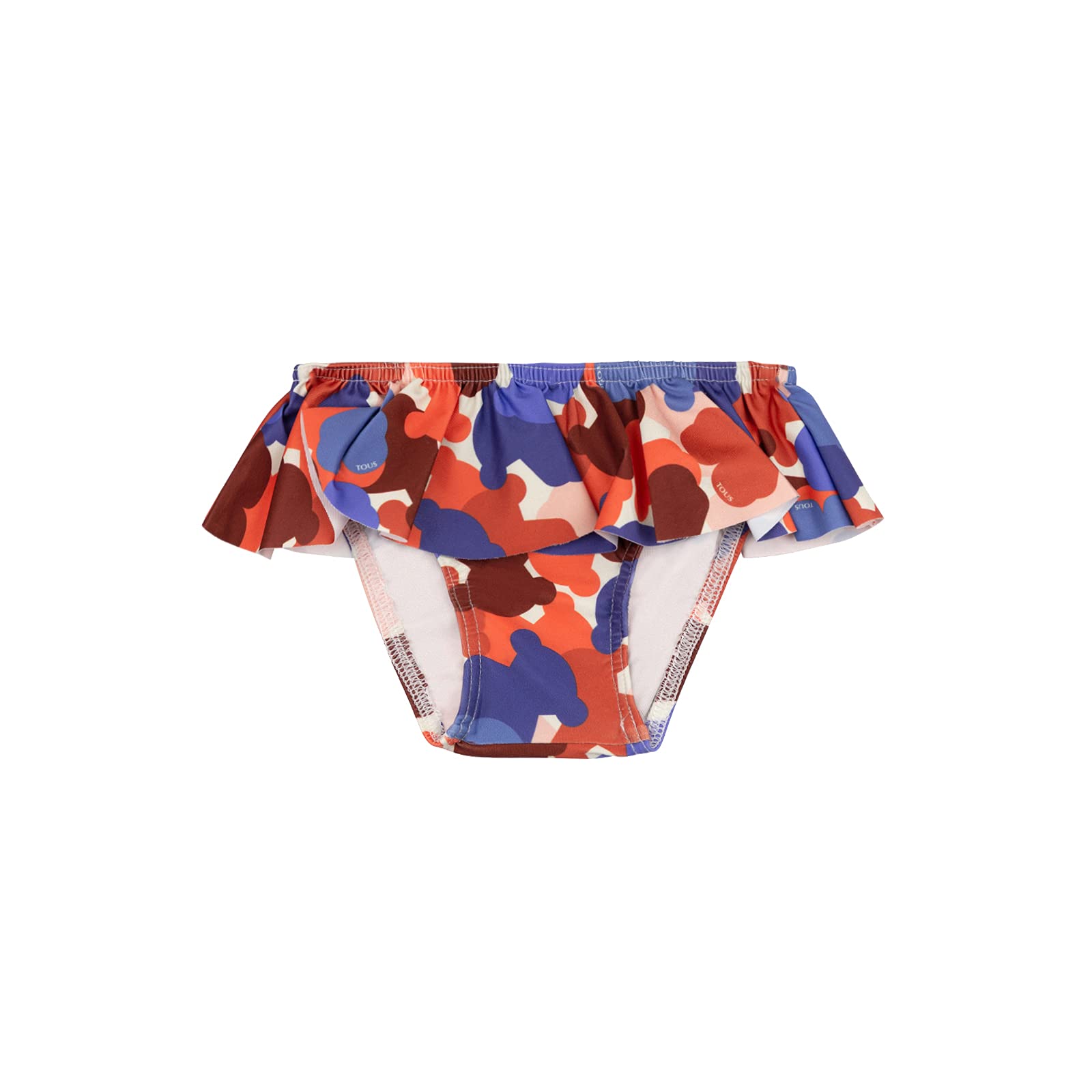 TOUS BABY Bañador culetín con Volantes para Niña. Estampado Savage (1 Mes a 4 Años)