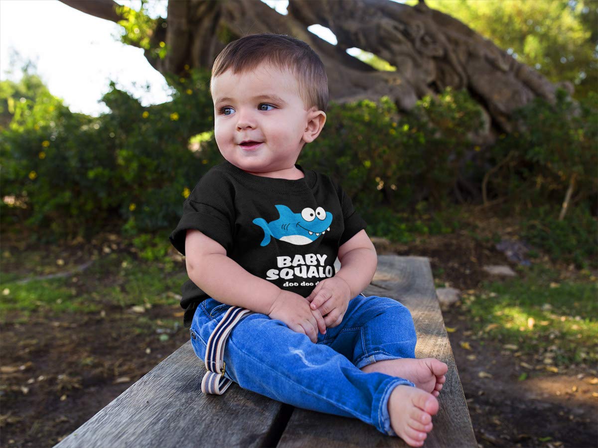 Shirtgeil Coppia di Baby t-Shirt - Bambino o Bambina e Mamma Shark squalo