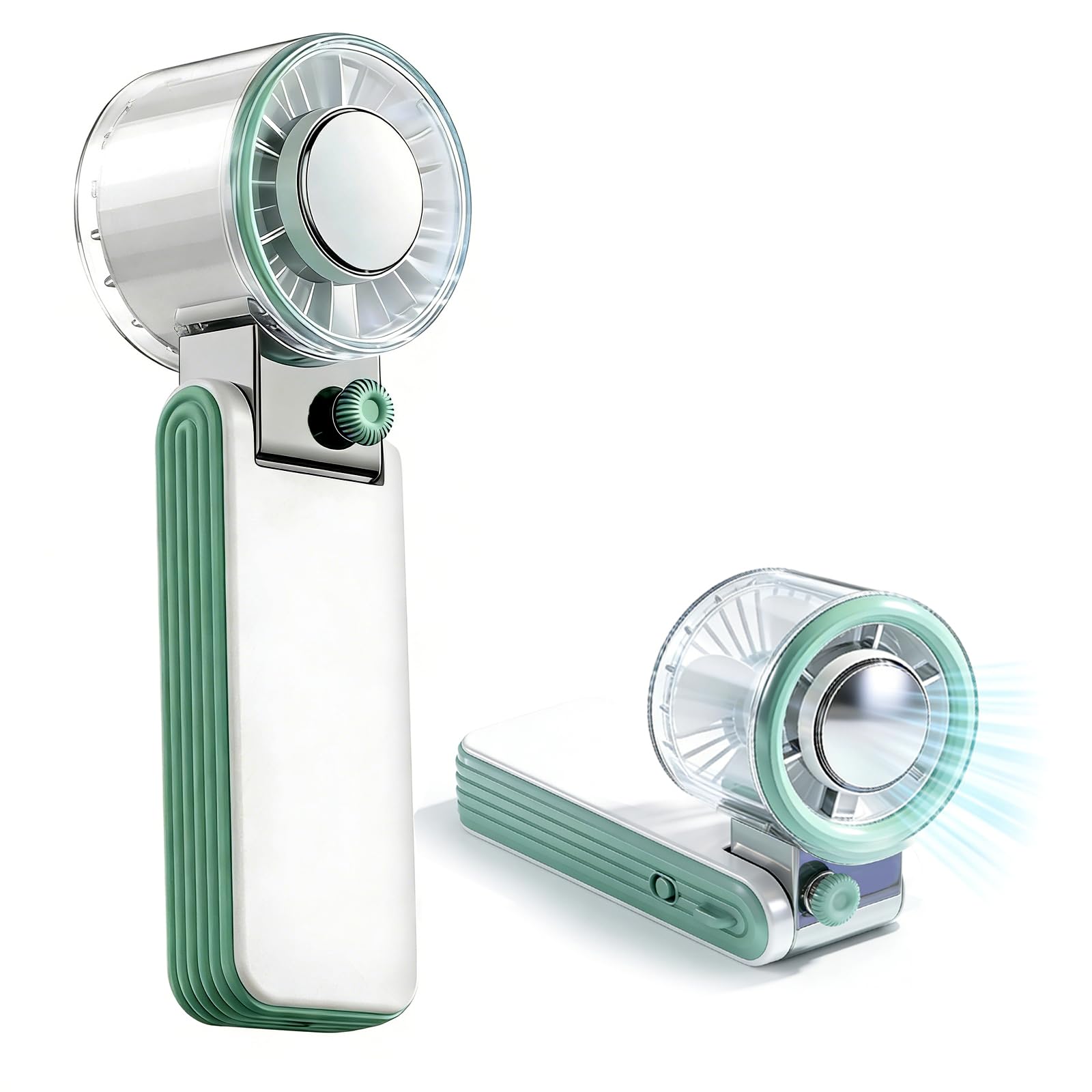 Ventilateur turbo portable 199 vitesses à refroidisseur de glace et batterie 3600 mAh de poche