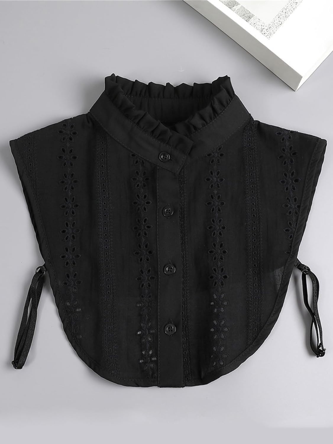 Jacquard Pure Cotton Fake Collar Comfortable and Breathable Hollow Out Dickey Collar Collar for Women & Girls - Image 4