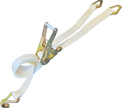2" x 10 Corner Tent Strap - Wire Hooks with Delta Rings