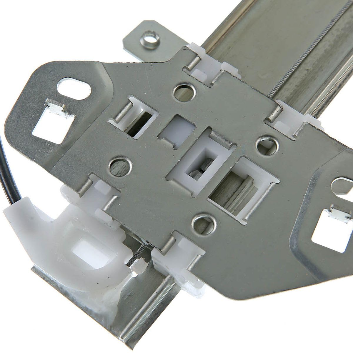 Power Window Regulator with Motor Front Left for Honda for Accord 3.0L 2006-2007 Metal and Plastic Bolt on-Attachment Type 2Pins-Connector Electric 72250SDAA02 741-306