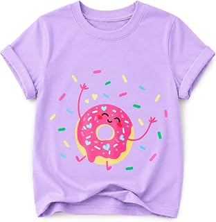 Toddler Girls T-Shirt Short Sleeve Cartoon Graphic Tee 2-6T | Crewneck tops, Fashion summer fall outfits, Trendy casual clothes, Kids birthday