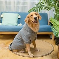 Vista 7 de KOOLTAIL Sudadera básica con capucha para perro, sudadera con capucha suave y cálida con agujero para correa y bolsillo, abrigo de invierno
