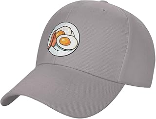 Omelet and Beef Breakfast Baseball Cap for Men Women Adjustable Closure Golf Dad Hat