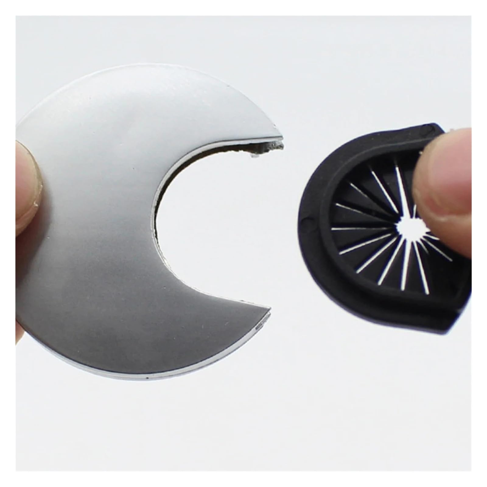 Kable na biurko 50/60/80 mm, do organizera biurowego (srebrny, 80 mm)