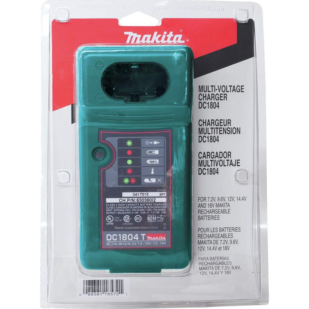 CHARGEUR MAKITA NI-CD / NI-MH 7,2 À 18 V DC1804 -194149-7