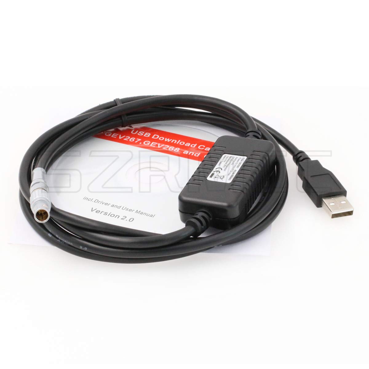 SZRMCC Lei-ca Total Station TPS1200 Series Viva DNA USB to 0B 5 Pin Data Cable GEV189 734700 (Original GEV189)