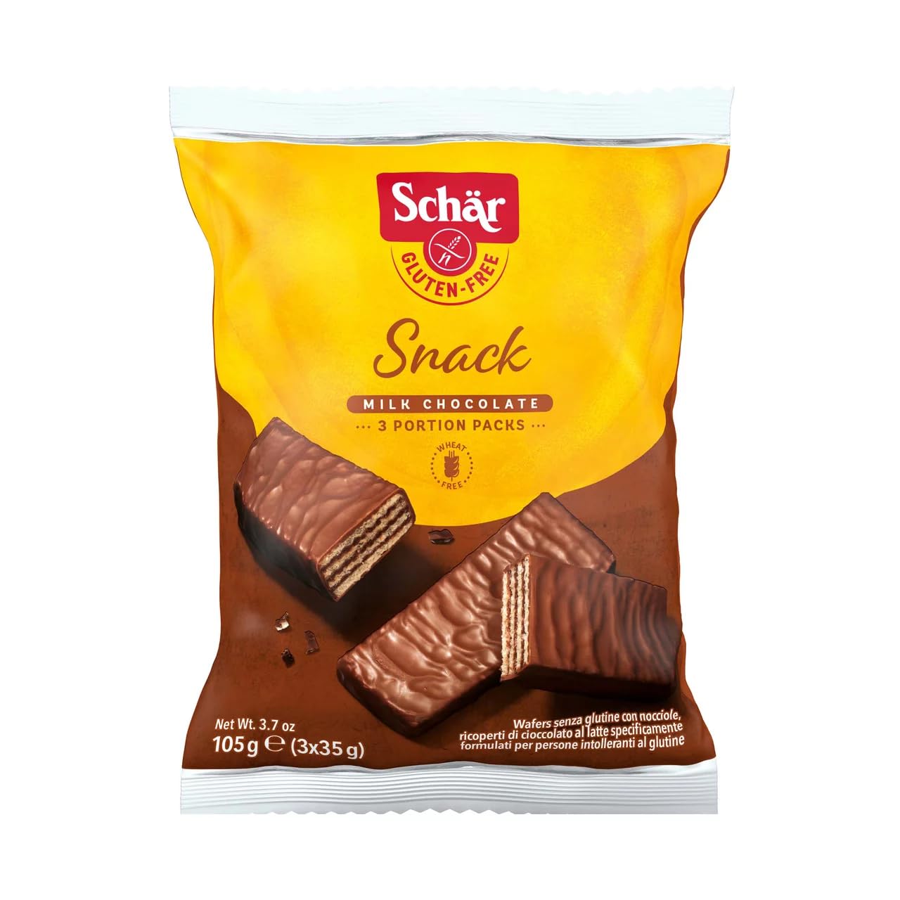 SCHÄR Glutenfreier Snack SCHÄR 105 g 8er-Packung