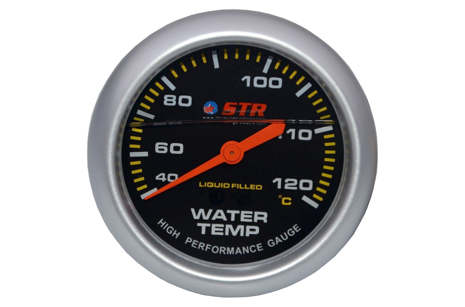 Motorsport Water Temperature Mechanical Liquid Filled Gauge Ideal for Circuit Racing, Oval, Rally, Autograss