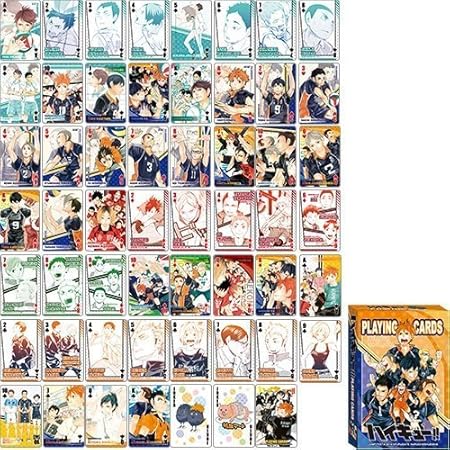 Amazon ハイキュー トランプ ジャンプフェスタ14 Jf 14 ジャンプフェスタ 原作柄 古舘春一 日向 影山 西谷 トランプ アニメ 萌えグッズ 通販