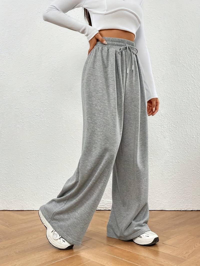 dockstreet Women's/Unisex ONESOPEN Bottom Drawstring Pure Cotton Stretchable Baggy Jogger Pants-picture-49