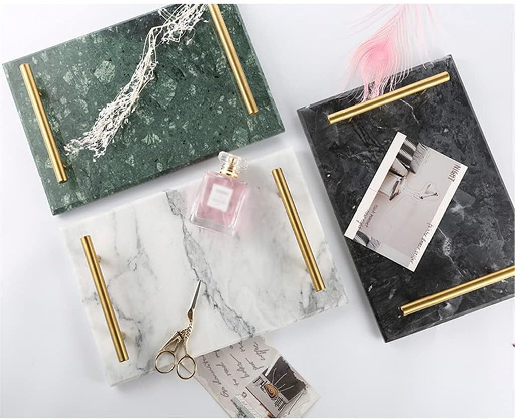 Home Nordic Marble Shelf Storage Tray Bathroom Wash Exquisite Cup Decoration Accessories