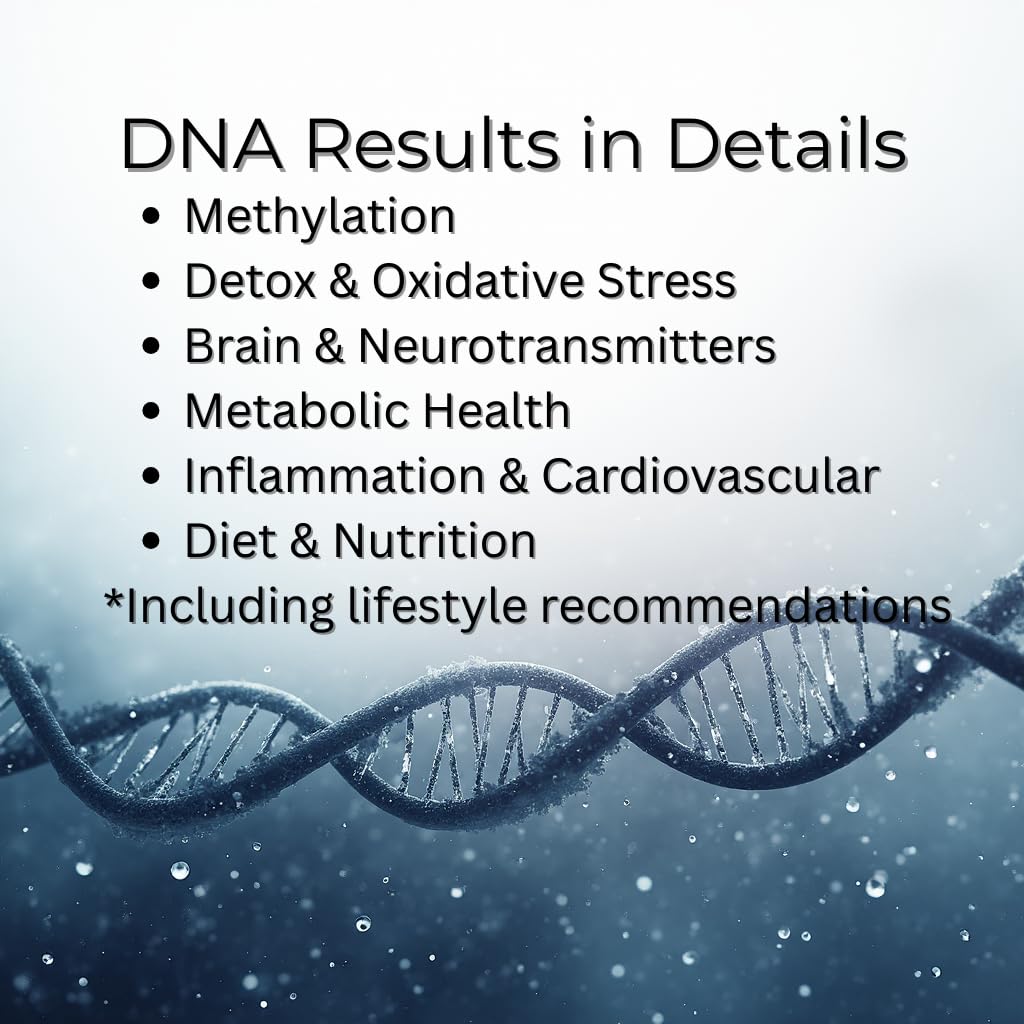 Methylation and Functional Health DNA Test | Metilazione, Detox, Nutrizione e altro | Test At-home Saliva