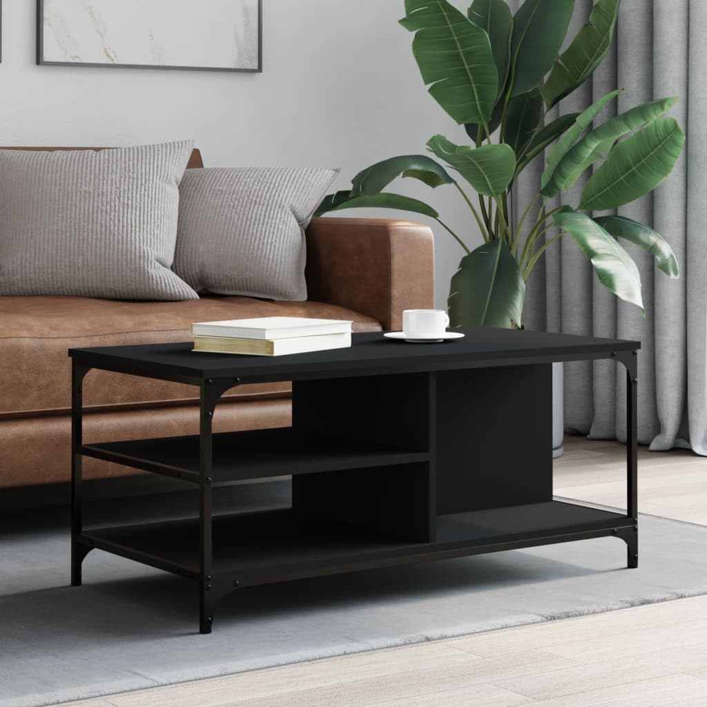 THOYTOUI Stilvoller Couchtisch Schwarz