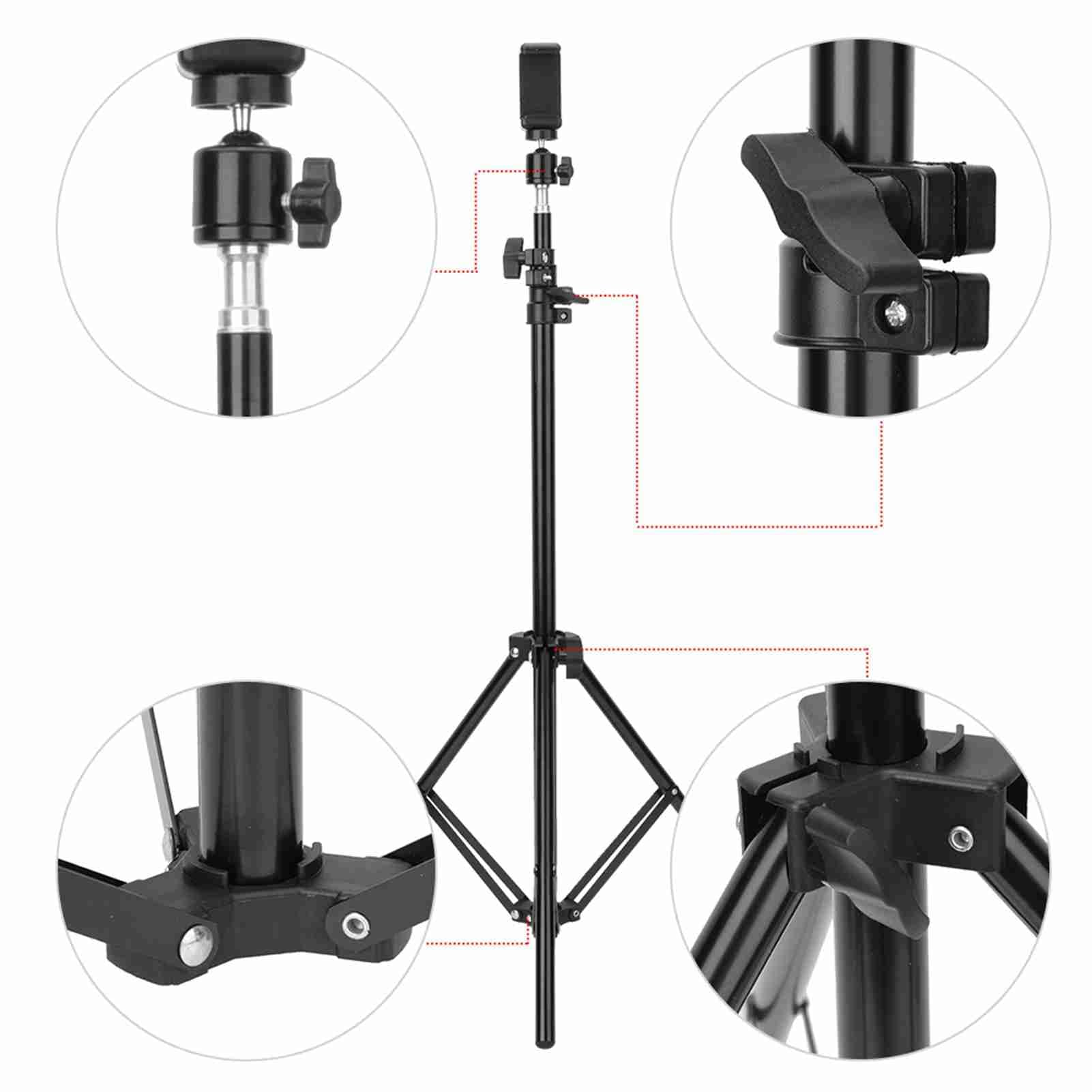 Alomejor Adjustable Tripod for Camera with 200cm Height