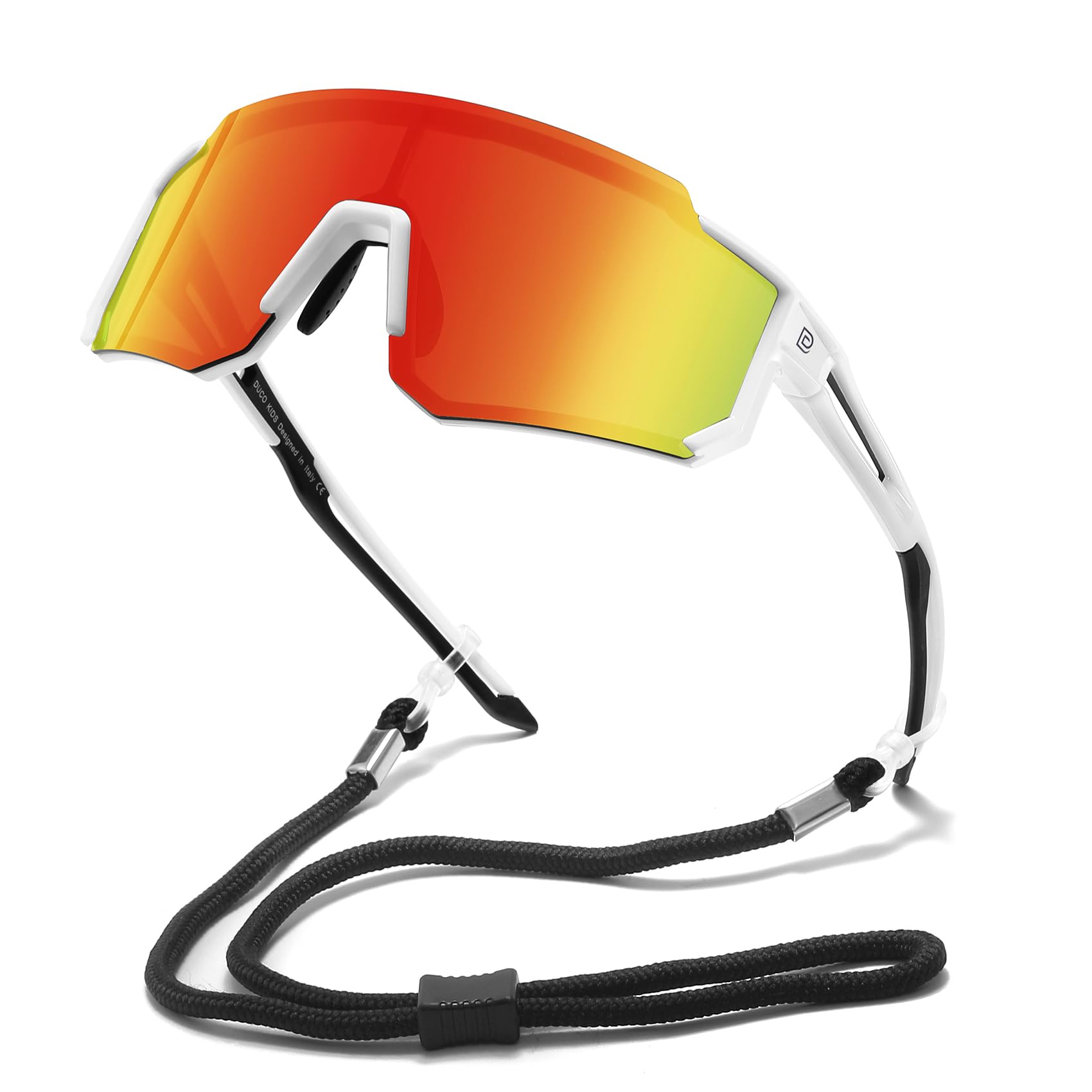 DUCO Polarisierte Jugend sport Radfahren Schatten Leichter Rahmen UV400 Kind Jungen Mädchen Baseball Sonnenbrille 8-16 Jahre DK310