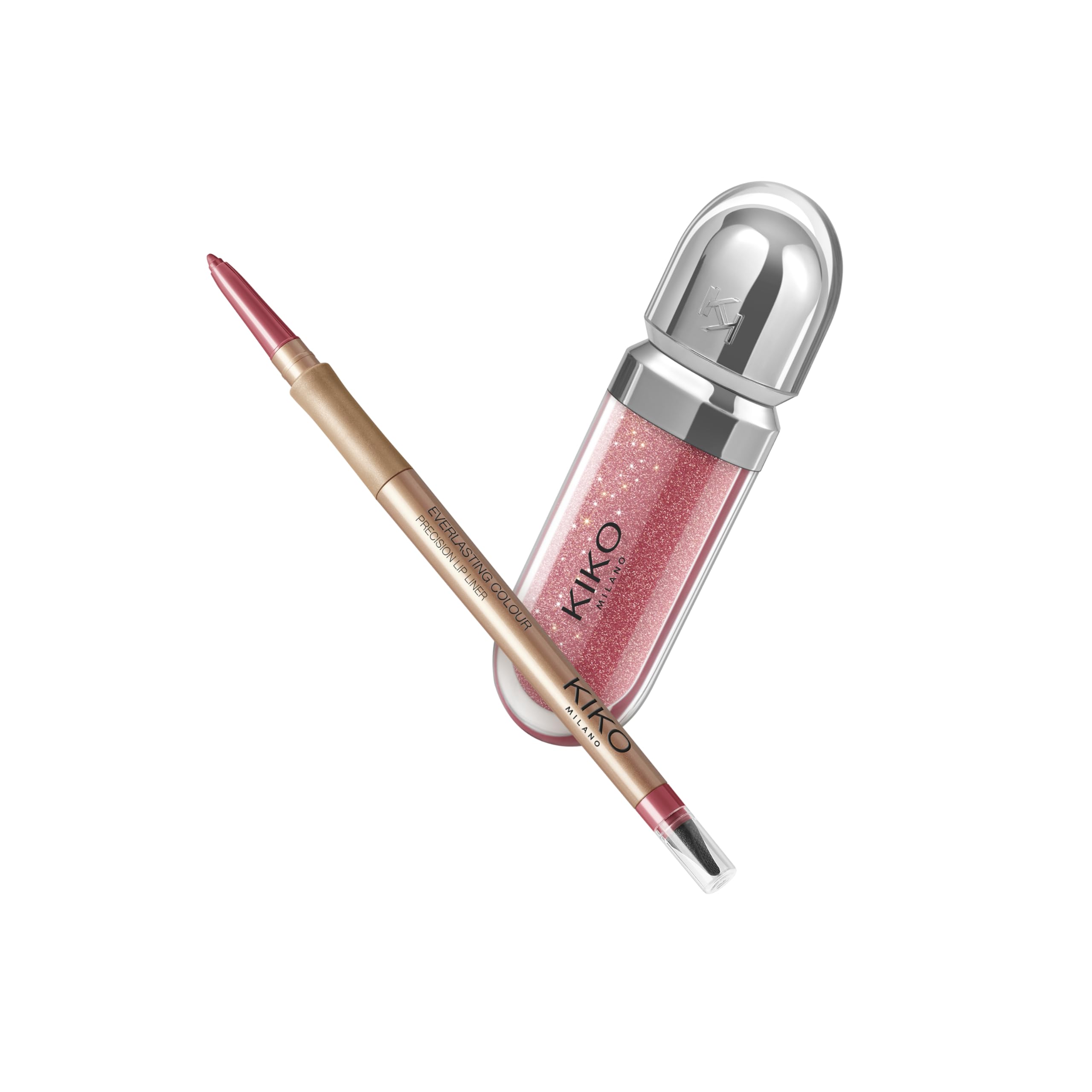 KIKO Milano Lip Combo Set 01, Set De Labios Hidratante Y Lápiz De Labios