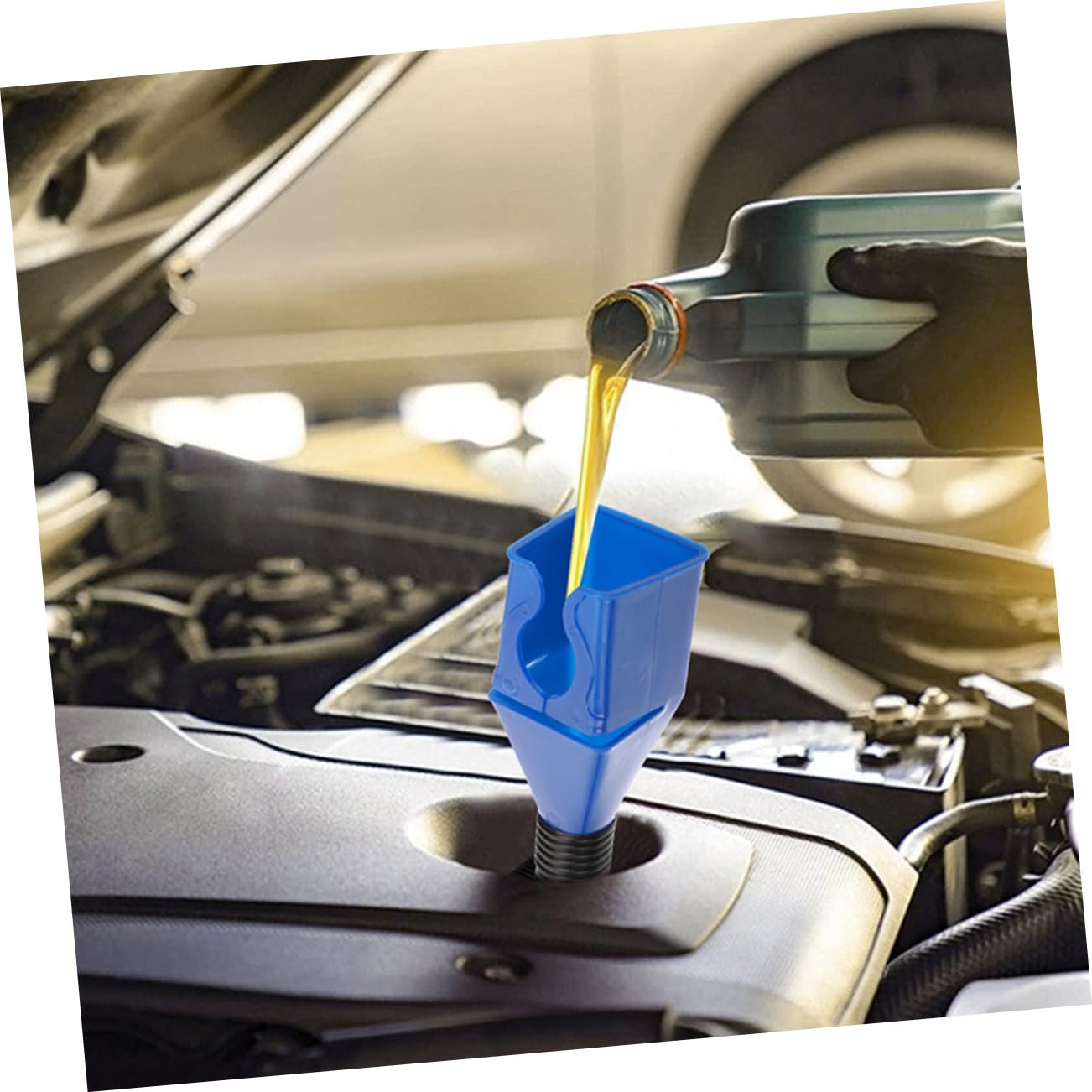 Zerodeko 2 Sätze Trichter Zum Auftanken Benzintrichter Füllung Motoröltrichter Flexibler Öltrichter Getriebeöltrichter Öltrichter Für Kraftfahrzeuge Öltrichter Für Auto Plastik 8 Stück * 2