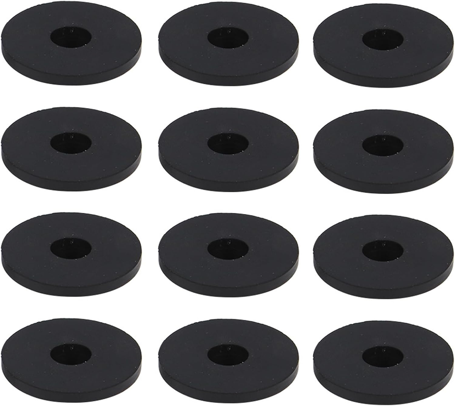 12Pcs Conical Toilet Bolts Rubber Washer Beveled Gasket Washers Leakproof Washers Toilet Seats Screws Replacement Part