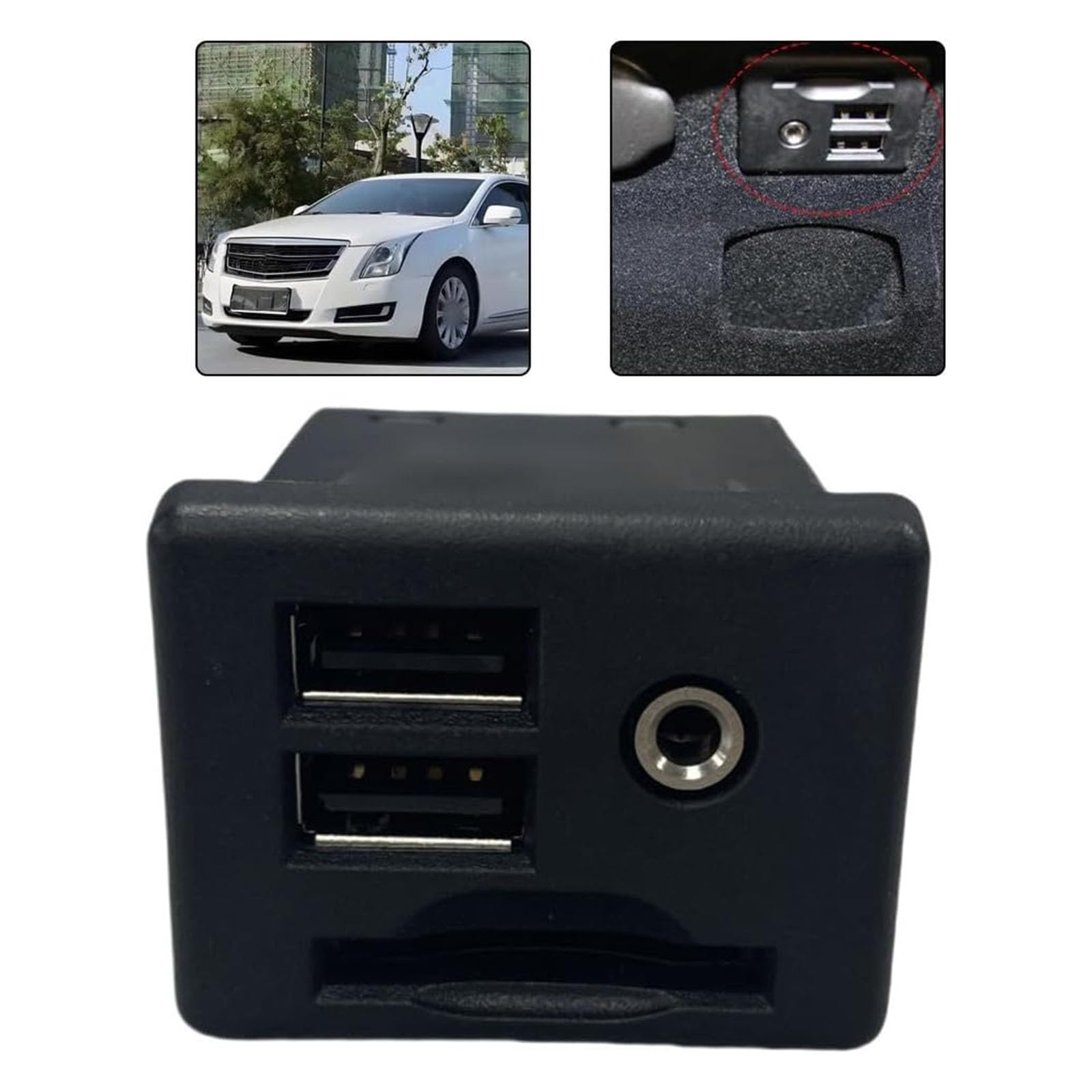 Accesorios automotrices para ATS 13581213 13599454 puertos USB, interfaces de tarjetas, conectores de consola central, puerto USB de repuesto OEM