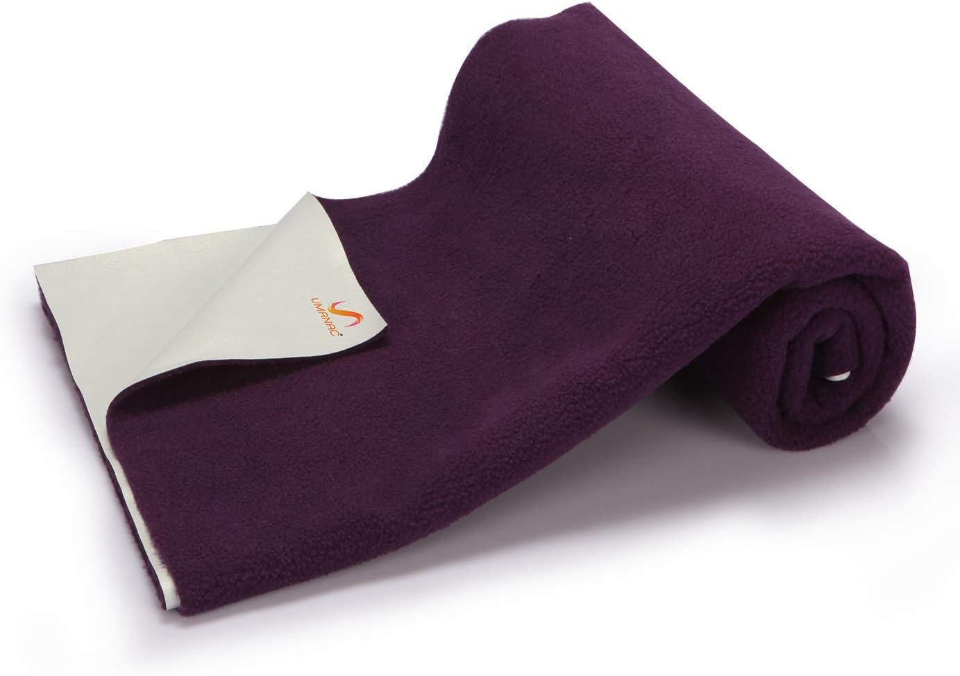 Umanac Baby Waterproof Crib Sheet | Plum, Medium (27.5 in x 39 in) - Bed Pad, Bed Wetting Mattress Pad, Washable, Reusable Incontinence Underpads Sheet Protector for Toddler, Children and Adults : Baby
