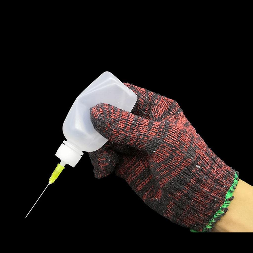 Tip Applicator Bottle Translucent Plastic Glue Dropper Bottle 50ml Precision Needle Tip Glue Applicator Bottles for Gluing Quilling DIY Craft Acrylic Painting 20pcs