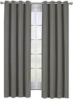 Vista 15 de Ava - Cortinas opacas con ojales superiores, paneles de cortina opacas de triple tejido, par / juego de 2 paneles con alzapaños, 54 pulgadas