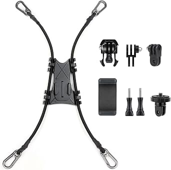 SOONSUN Camera Fence Mount for GoPro, iPhone, Cell Phones, Mevo Start, AKASO, SJCAM, Osmo Action - Ideal Backstop Chain Link Fence Mount for Baseball, Softball, Football, Tennis Games Recording