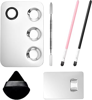 Paleta de cosméticos de acero inoxidable con ...