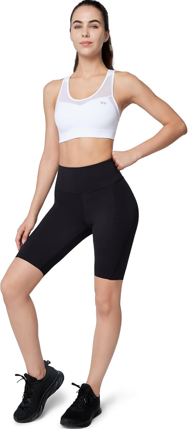 Yvette Plus Size Sports Bras for Women Comfortable Racerback Supporttive Sports Bra Medium Impact Wireless - Image 7