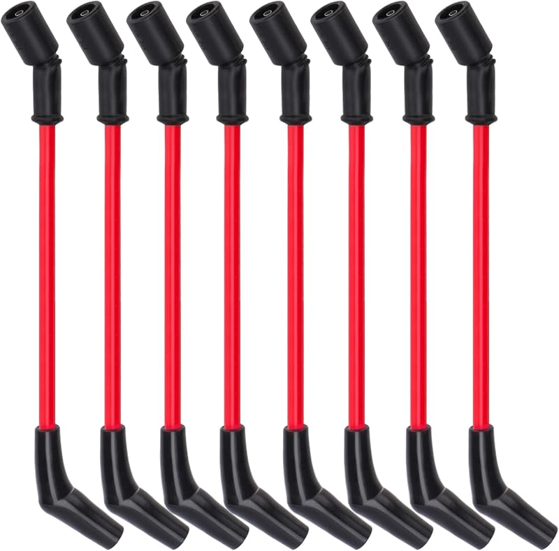 Jogo de cabos de vela X4XZ 10,5 mm para motores LS1 LS2 LS3 LS6 LS7 LSx V8 – 8 unidades