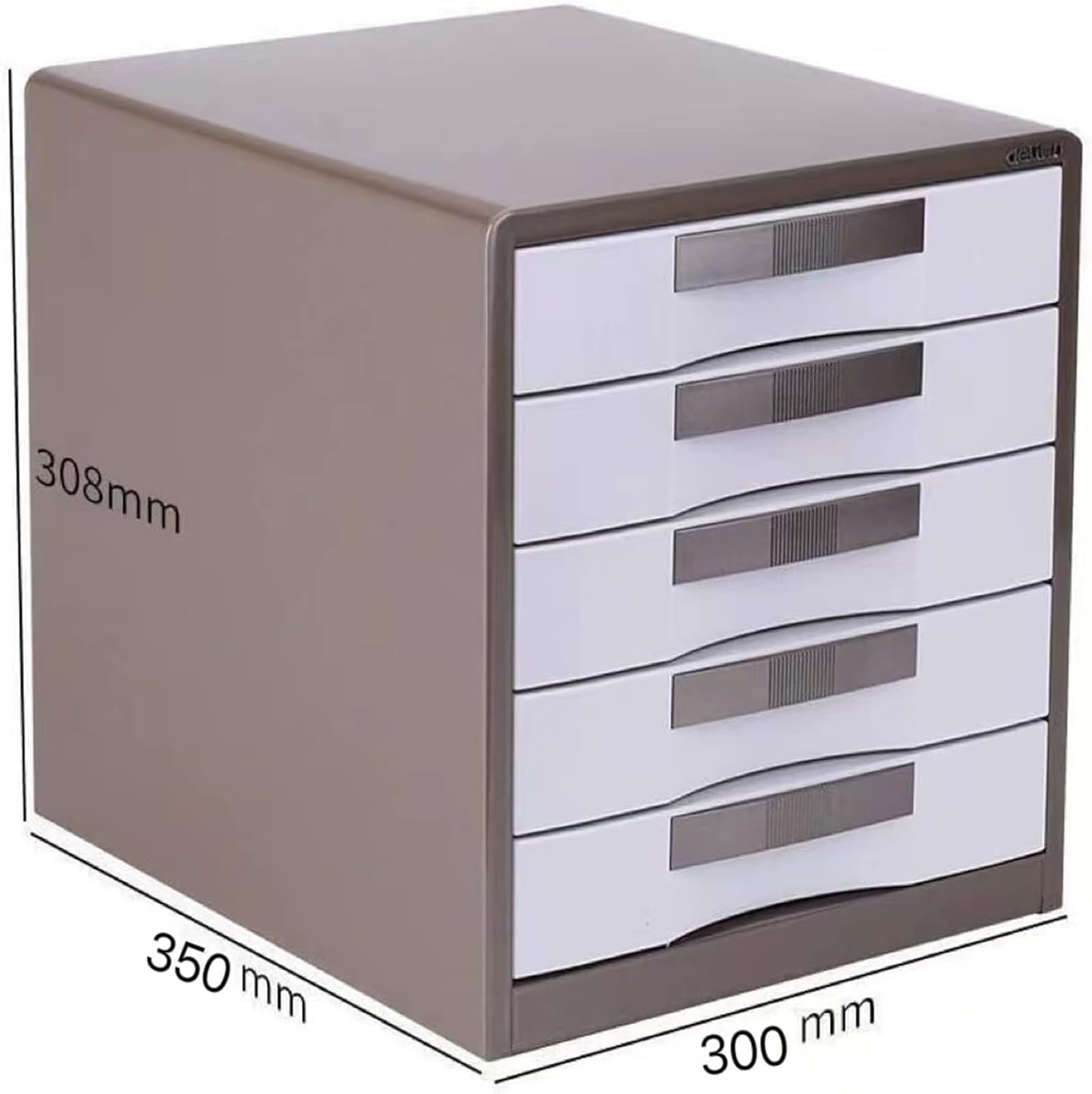 File Cabinet, Drawer Type Multi-Layer Lockable Storage Cabinet, Office Metal Desktop organizing Box