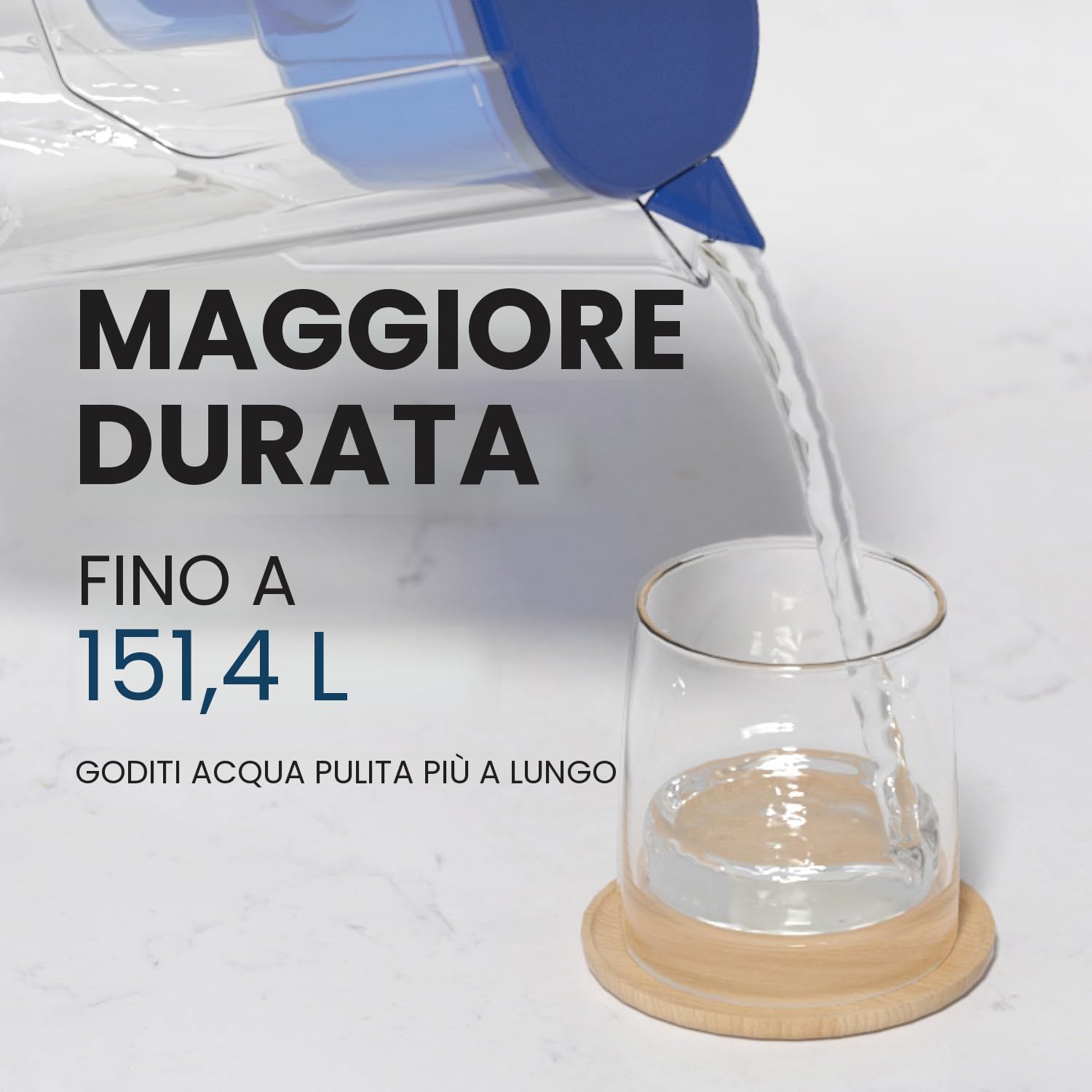 EVERSPRING Filtro per bollitore Compatibile Con Brita Maxtra+, Maxtra Plus, Mavea, Anna Duomax, 6 pezzi