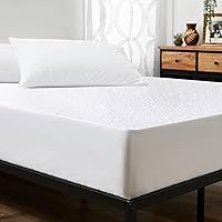 Vista 8 de Gogreen Protector de colchón impermeable de vellón coral, elástico de ajuste individual de hasta 16 pulgadas, súper suave, impermeable, protector