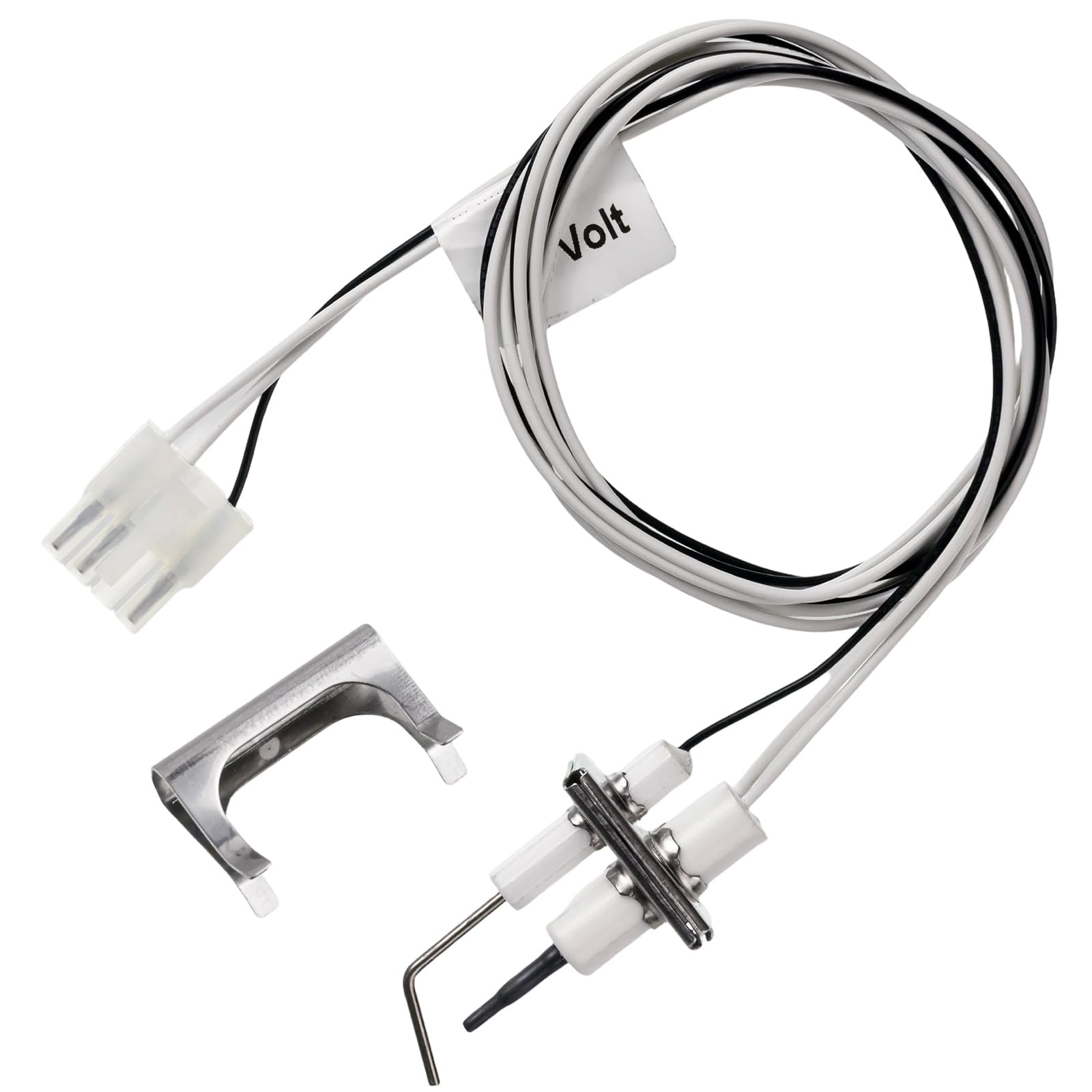 Q3400A1024 / U BBQ Grills Flame Rod Sensors Igniters Fitting 24V Igniters Flame Rod Assembly for SV9500M SV9600 IG9500 Silcon Nitride Furnaces