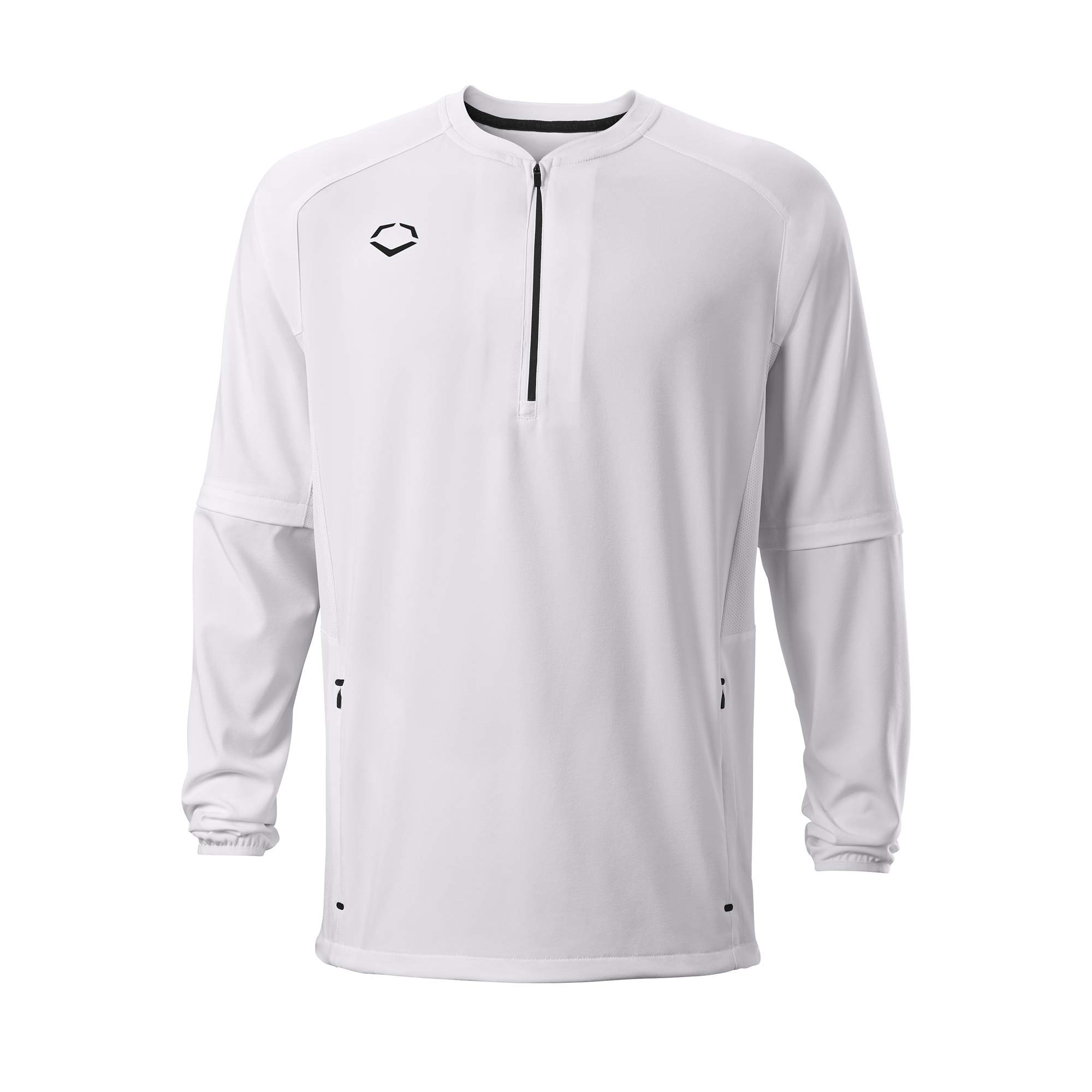 EvoShield Men's Long Sleeve BP Jacket - Team White, Medium