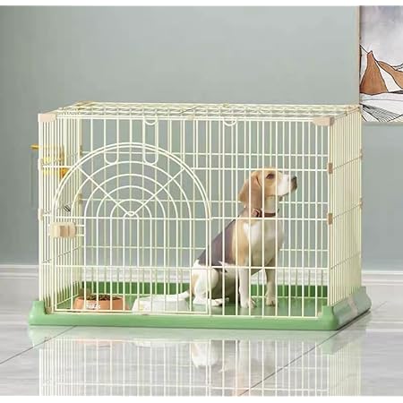Amazon Mサイズ ペットケージ 猫ケージ 犬ケージ ウサギケージ システムサークルトレー付き 超小型犬 猫 ウサギ用 グレー グリーン ピンク 幅84 奥行61 高さ55cm グリーン Tapa ケージ 通販