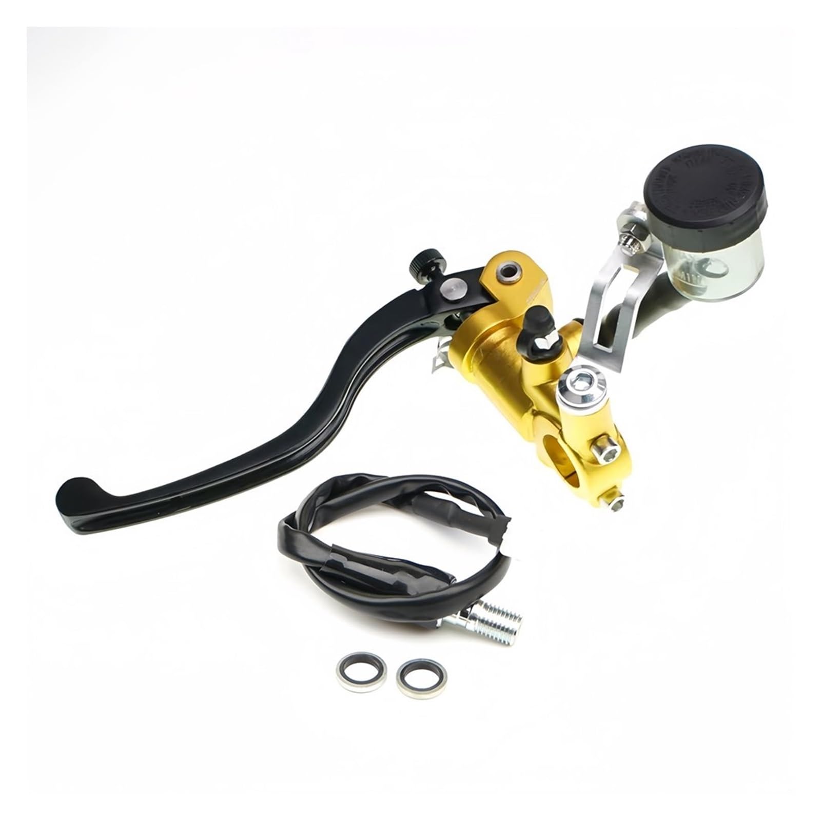 Iukmr G Left Motorcycle Clutch Brake Lever 22Mm Universal Motorcycle Radial Installation Hydraulic Brake Master Cylinder(G Left)