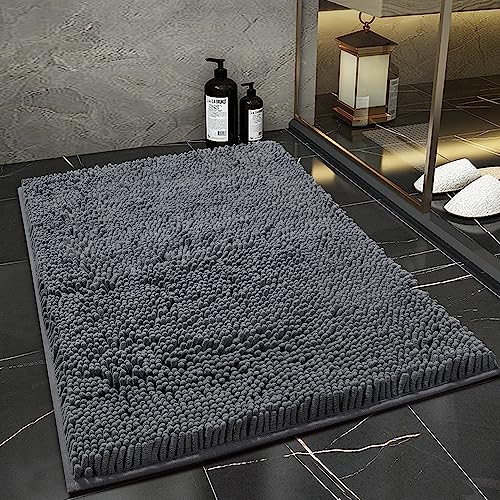 SONORO KATE Bathroom Rug 32"×20", NonSlip Bath Mat,Soft Cozy Shaggy