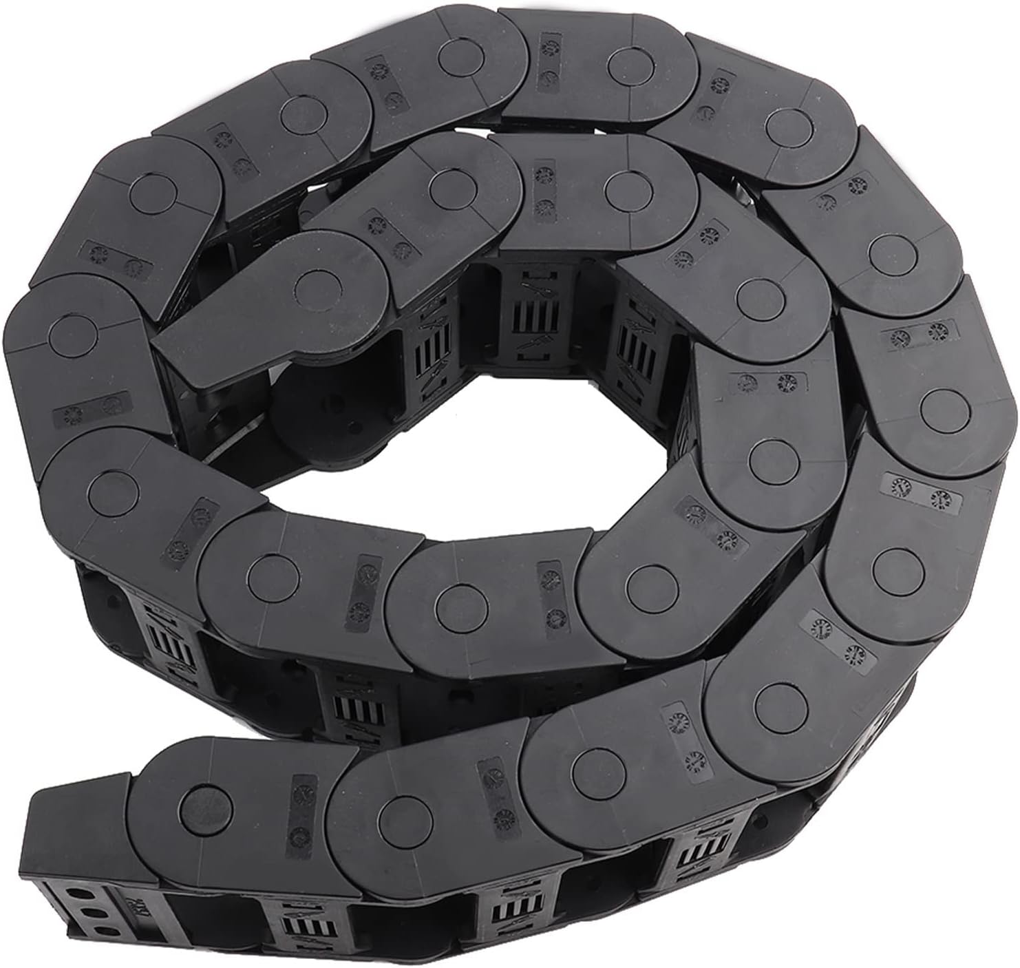 Cable Carrier, Energy Chain, 100cm Nylon Open Both Side Wire Carrier Drag Chain Engraving CNC Router Machine Tools 25 X 57mm, Chains, Chains