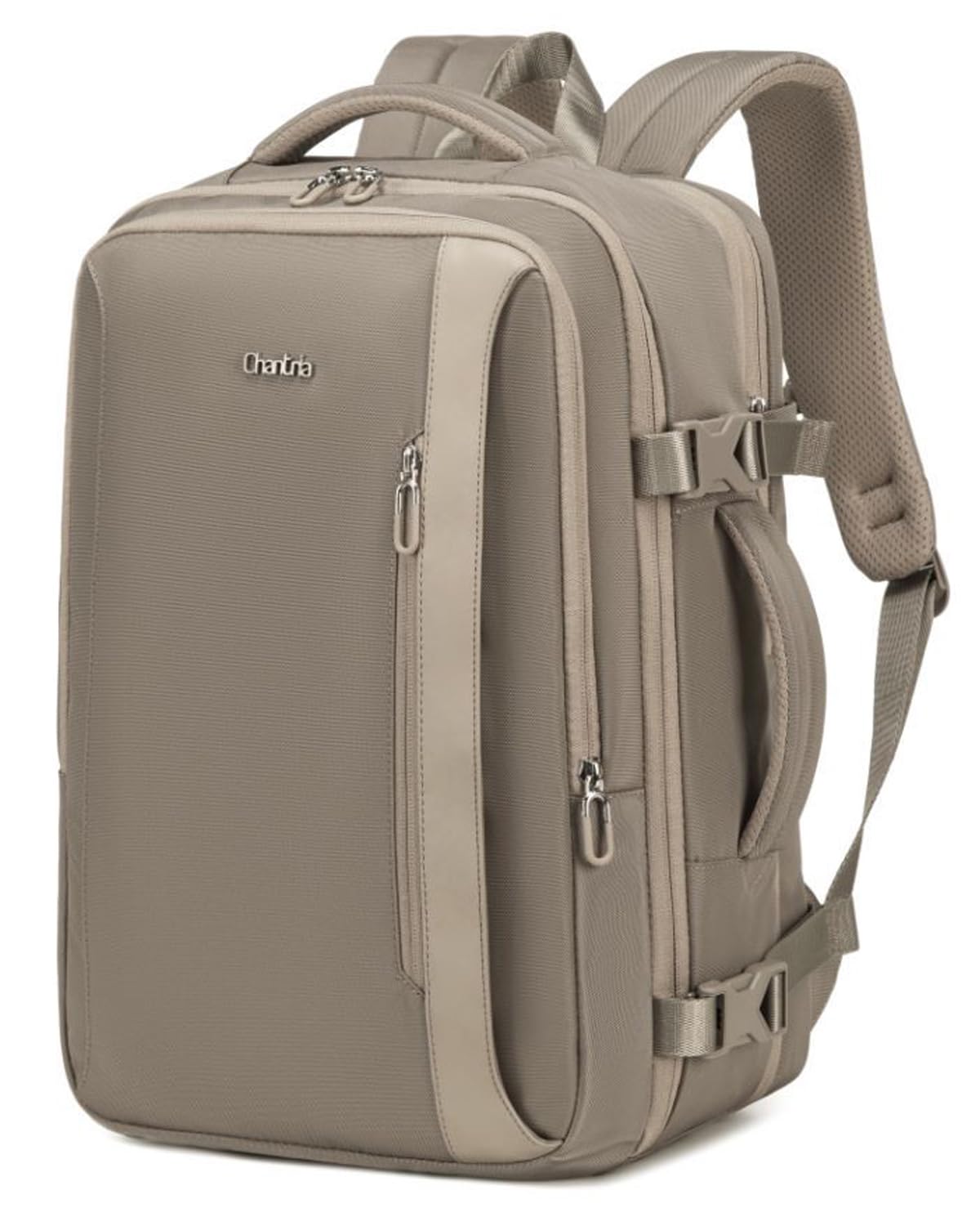 CHANTRIA Travel Backpack for Women 33L Expandable Backpack with Clothes Pocket Toiletry Pouch Carry On Backpack Flight Approved 16 inch Multifunctional Laptop Backpack for Office and College,Khaki (B0D41TPRMB) Amazon Price History, Amazon Price Tracker
