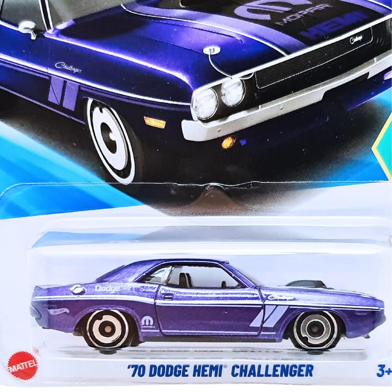 Hot Wheels 2025 70 Dodge Hemi Challenger HW 70s VS 90s Ages 3 and