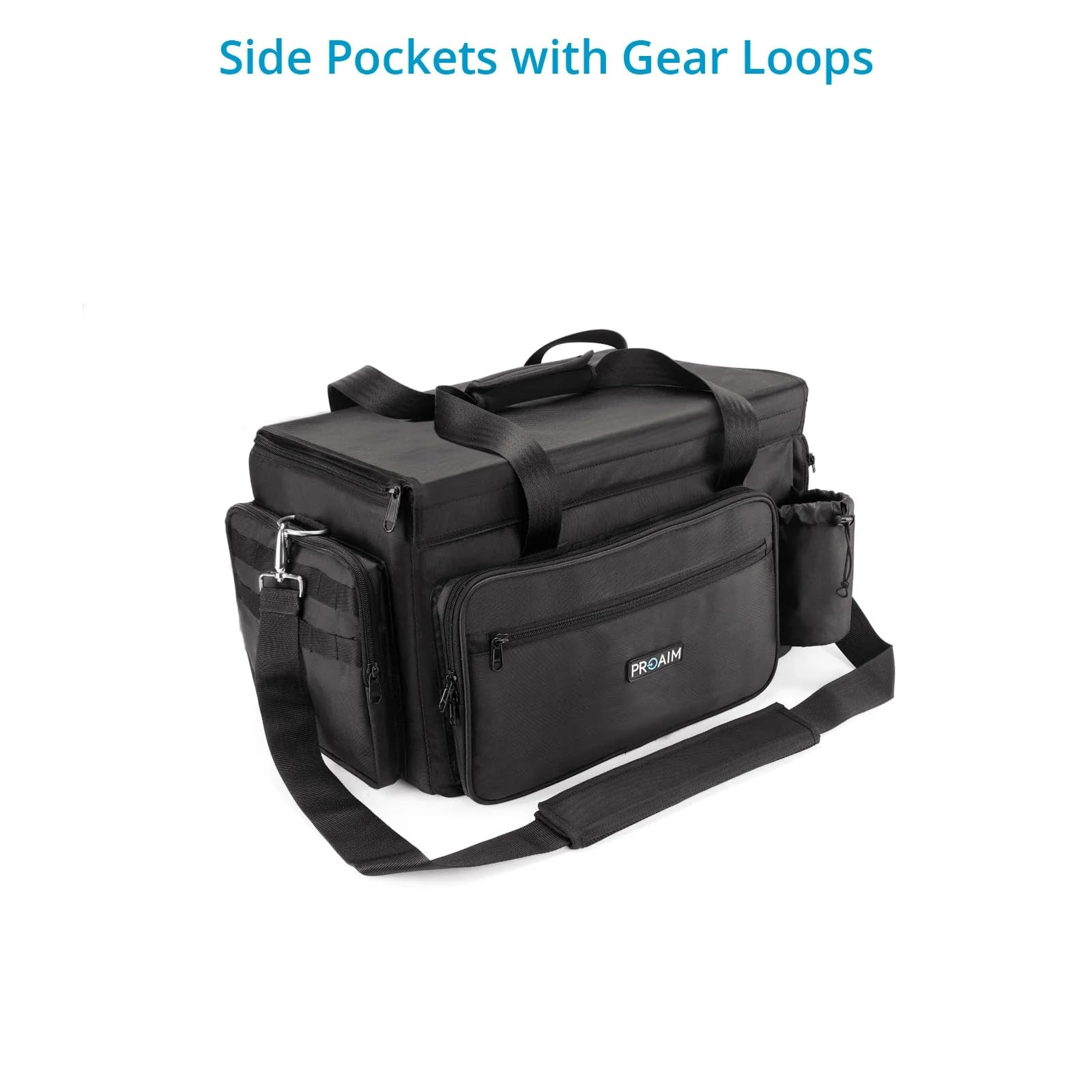 PROAIM Bolsa de producción para cámara de Video Cine Cube para fotógrafos y videógrafos. para Equipos de cámara Profesionales, asistentes y técnicos de cámara (P-CBCC-01)