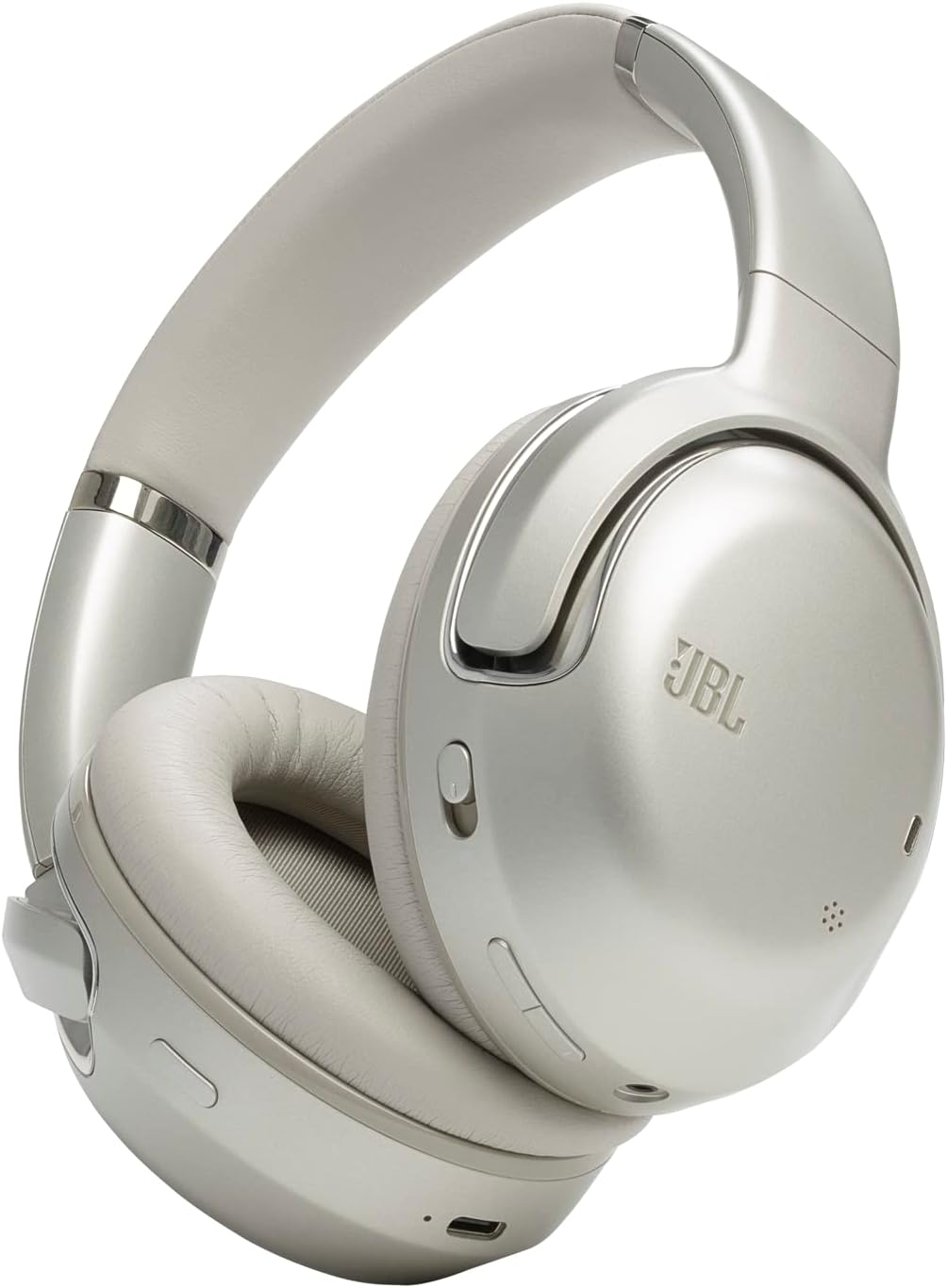 JBL Tour One M2 Wireless Over-Ear Headphones with Noise-Cancelling Technology and up to 50 Hours of Battery Life, Champagne